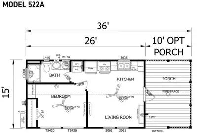 2023 CHAMPION TINY HOMES 2023 MODELS  NICE CONDITION 522A 1 BR  1 BATH HOUSE | Maurice Cohen (4)