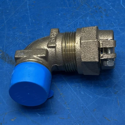 FORD CTS 1 In. 90 Deg. Brass Elbow, Polyethylene Pipe Connector NNB Fast Ship