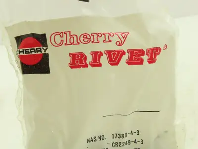 Cherry Rivet CR2249-4-3 Aircraft Grip Rivets .143-.146"  Lot of 100pcs