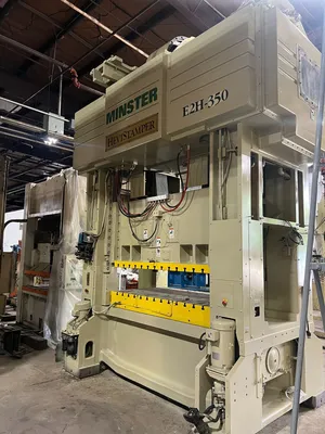 2002 MINSTER 350 TON SSDC Straight Side, Double Crank (Single Action) Presses | Timco, Inc. (2)