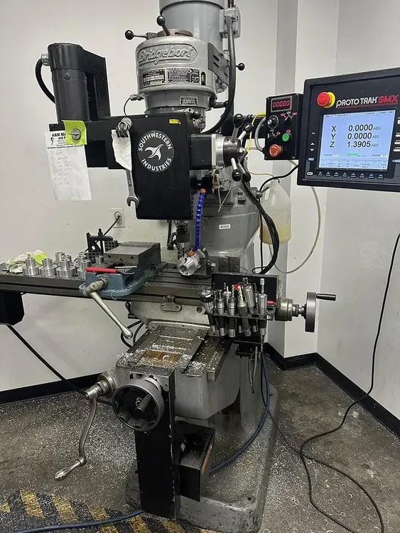 Used 1980 BRIDGEPORT SERIES I WITH A PROTO TRAK SMX CONTROL Vertical Machining Centers Kentucky US | ABL Technology LLC #453435
