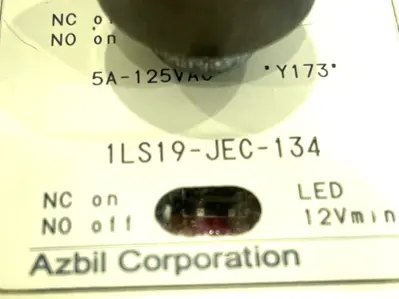 NEW AZBIL 1LS19-JEC-134 LIMIT SWITCH W/CABLE AZBIL 1LS19JEC134