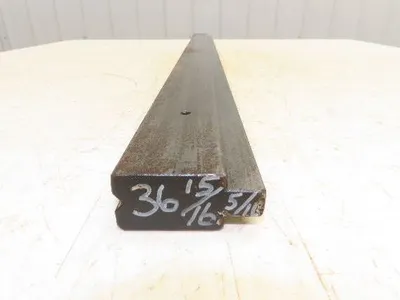 Press Brake Die 37" Long 90° V 1/4" W 1/8" D 1-3/4" H 1/2" Tang