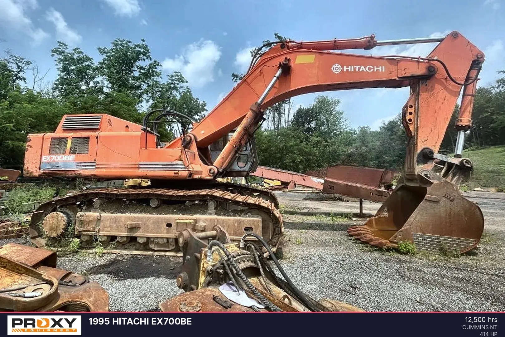 Used 1995 HITACHI EX700BE Crawler Excavators Pennsylvania US | Proxy Equipment #1377850
