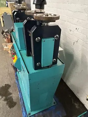 Cavallin Type 6″ x 4″ Double Sided Power Rolling Mill with Side Rollers for Gold, Silver, Plate