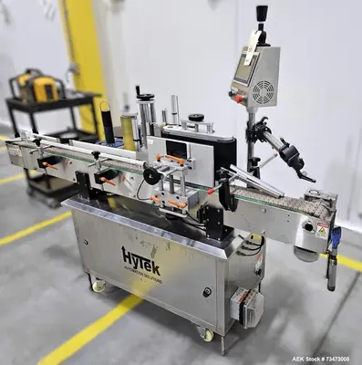 Used Hytek HTK-LBR Pressure Sensitive Wraparound Labeler