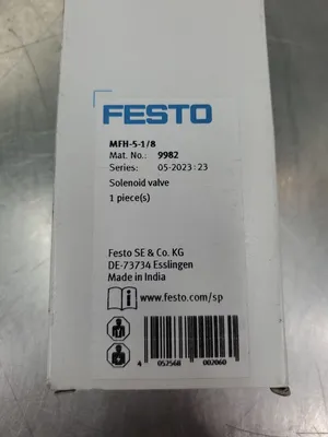 FESTO MFH-5-1/8 (9982) Solenoid Valve ( NEW IN BOX) 6D-23
