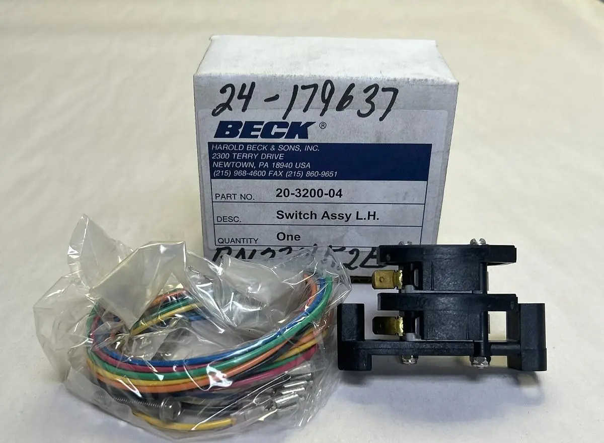 New | in-Stock BECK 20-3200-04 Switch Parts Ohio US | Surplus Asset Holdings #1225495