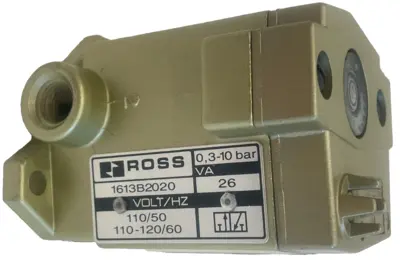 NEW ROSS CONTROLS 1613B2020 COMPACT VALVE 110/50 110-120/60