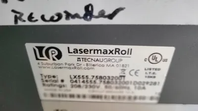 USED 2014 TECNAU_LASERMAXROLL Tecnau- LasermaxRoll 7 LOT product line