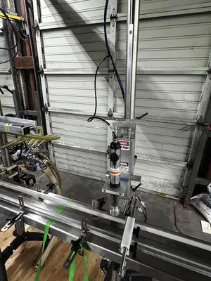Used INLINE FILLING SYSTEMS 4 HEAD SEMI-AUTOMATIC FILLER FOFBT-4 Overflow Pressure Gravity Liquid Fillers Oregon US | Ager Tank & Equipment Co. #1256626