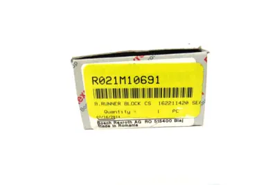 LOT OF 3 NEW REXROTH R162211420 RUNNER BLOCKS