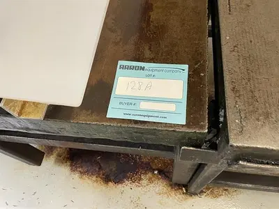 Thomas Mills 3 x 6 Ft Steel Water Cooled Table