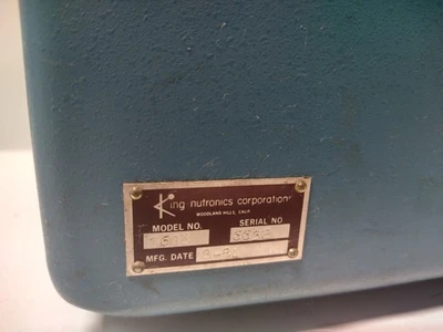 USED ThermoUnit king nutronics Does Not Apply