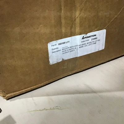 Baldor GLF4032BG Gearmotor Speed Reducer Ratio 40:1 Nema 140C Left Hand Shaft