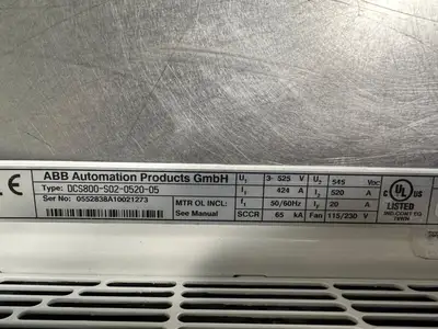 USED ABB DCS800-S02-0520-05
