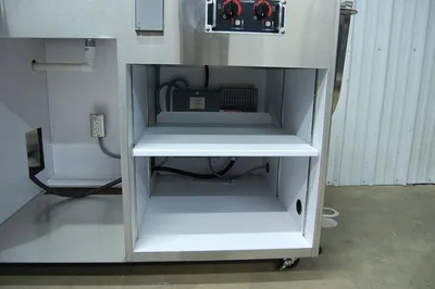 142-0778 Hill Phoenix 60" Presentation Cabinet w/ 2x Cook Tek Induction Cookers