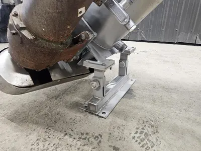 Used Rietz Screw Conveyor, 8.5” diameter x 132” long, 304 Stainless Steel