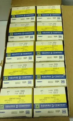New | in-Stock SQUARE D 9001 TYPE KA-3 SERIES G Miscellaneous Equipment (Electrical & Power) | Surplus Asset Holdings #1188604