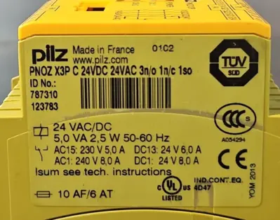 PILZ PN0Z X3P Safety relay 24VDC (BIN351)