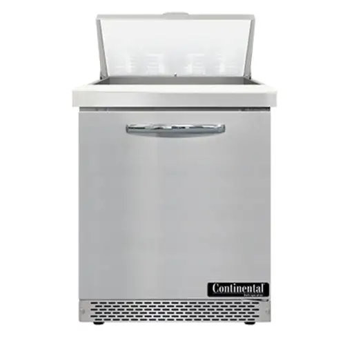 Continental SW27N8-FB 27" Sandwich/salad Prep Table W/ Refrigerated Base, 115v