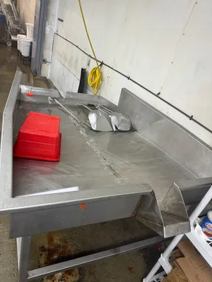 USED CUSTOM STAINLESS Inspection Table