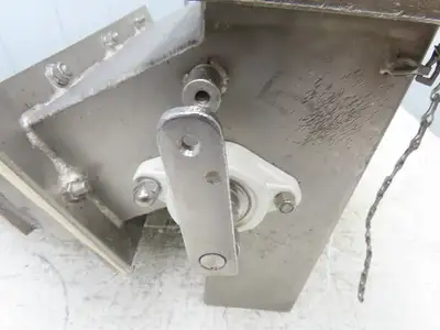 Stainless Steel Metal Detector Down Stream Rejection Gate Valve Louver Flap SS