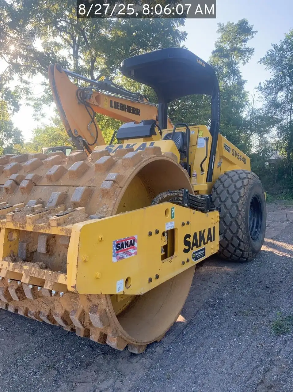 Used 2022 SAKAI SV544D Single Drum Rollers Maryland US | Core Equipment Group #1502057