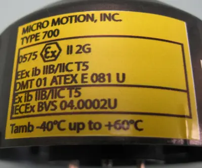 USED Micro Motion 700