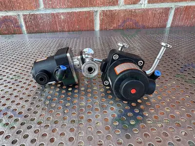USED 2 GEMU CO26690  4-WAY DIAPHRAGM VALVE W/ 1/2" SANITARY FITTING