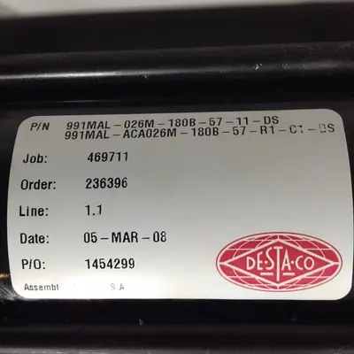 USED DESTACO 991MAL-026M-180B-57-11-DS