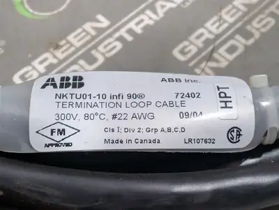 ABB NKTU01-10 infi 90 Termination Loop Cable Assembly 72402 Used