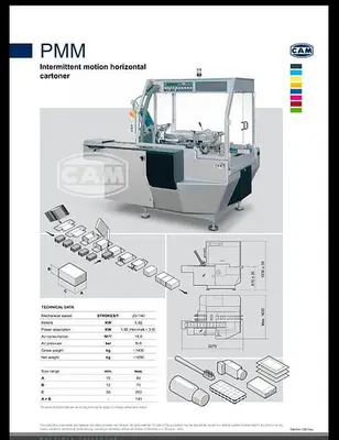 PMM intermittent motion horizontal cartoner