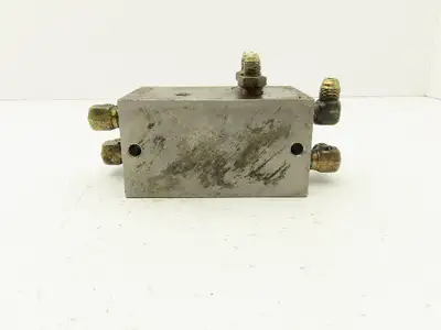 Hydraulic 2 Station Manifold Valve Block D08