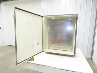 Hoffman A363012LP Electrical Enclosure 36x30x12" Wall Mount NEMA 12 Backpanel
