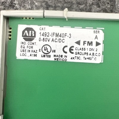 Used Allen-Bradley 1492-IFM40F-3 Input / Output Modules California US | Davliegogo LLC #1706762