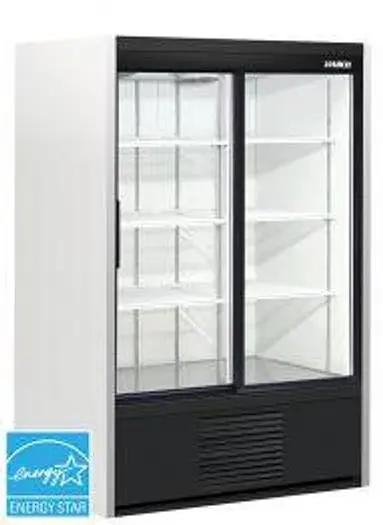 Habco 2 glass sliding door display refrigerator