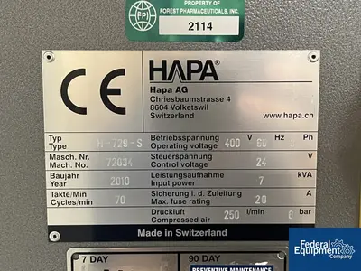 USED Hapa Hapa Printer, model H-729-S