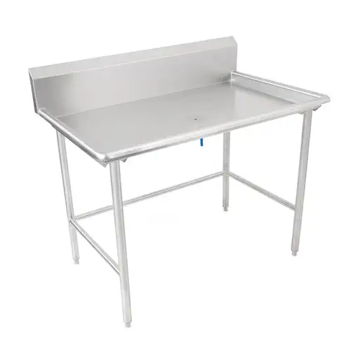 John Boos DST6R10-3061SBW-X Sorting Table w/ 10" Backsplash - 60 7/8"W x 30 3/8"D, Stainless Steel