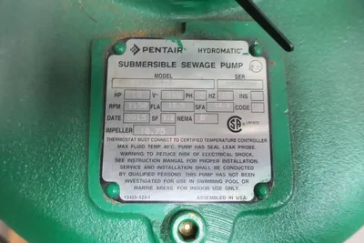 Used PENTAIR _UNKNOWN_ Submersible Pumps Ohio US | Aucto #1306701