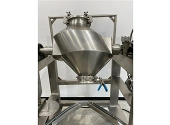 Used GEMCO GEMCO 3 CFT SLANT CONE BLENDER WITH HIGH SPEED BAR Double Cone - V Mixers New York US | Michael Benalt Inc #1274294