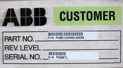 REFURBISHED ABB P-HB-D10-40010000 HARMONY BLOCK I/O MODULE PHBD1040010000