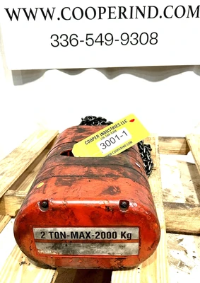 Used _UNKNOWN_ _UNKNOWN_ Hoists (All Types) West Virginia US | Cooper Industries #1409687