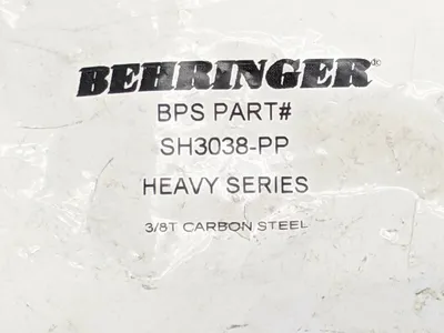 SH3038-PP | Behringer  Weld Plate Mounting Clamp Kit 3/8" Tube - New
