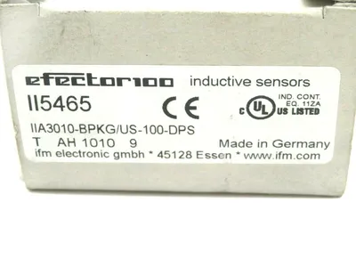 NEW EFECTOR IFM IIA3010BPKGUS100DPS