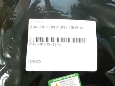 New | in-Stock Gates High Torque Drive (HTD) Timing Belt 5mm Pitch Belts Michigan US | Maverick Industrial Sales #1396225