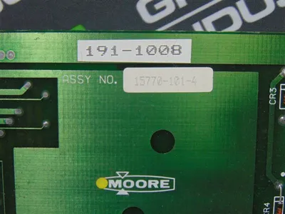 Moore Products 15770-101-4 Control Card Used
