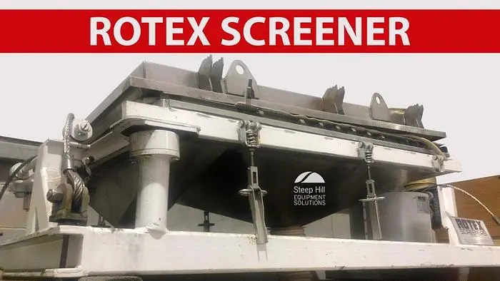 Used ROTEX R3221SAN SS58 Vibratory Screens | Steep Hill Equipment Solutions #773736