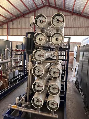 USED 2019 EVOQUA WATER TECHNOLOGIES RO/DI SYSTEM WITH SOFTENING CAPABILITY