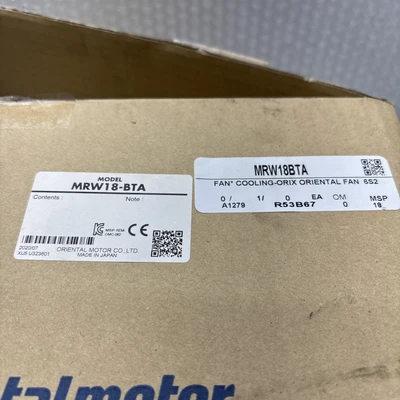 NEW ORIX AC FAN ORIENTAL MOTOR MRW18-BTA NEW MRW18